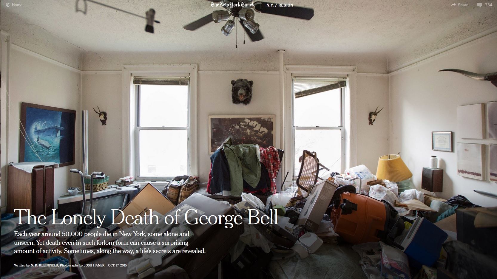 The Lonely Death of George Bell - The New York Times